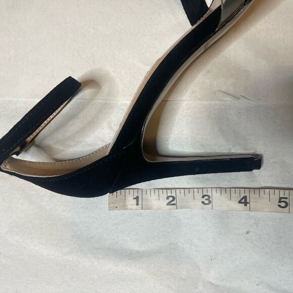 Charles David Strap Heels Black and Clear Size 9 - Picture 8 of 9